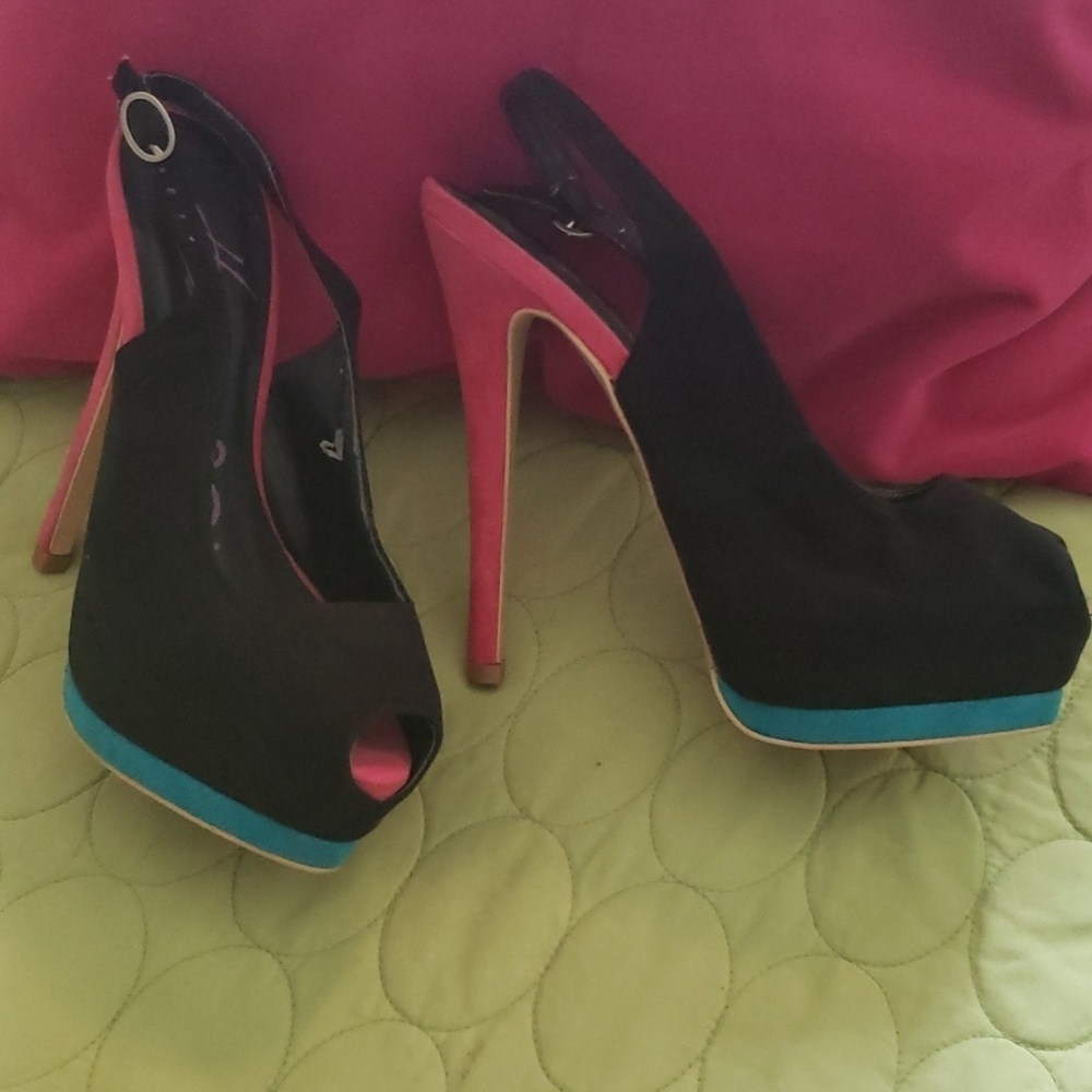 Black Multi Suede Shoes Hp 🔥🔥🔥